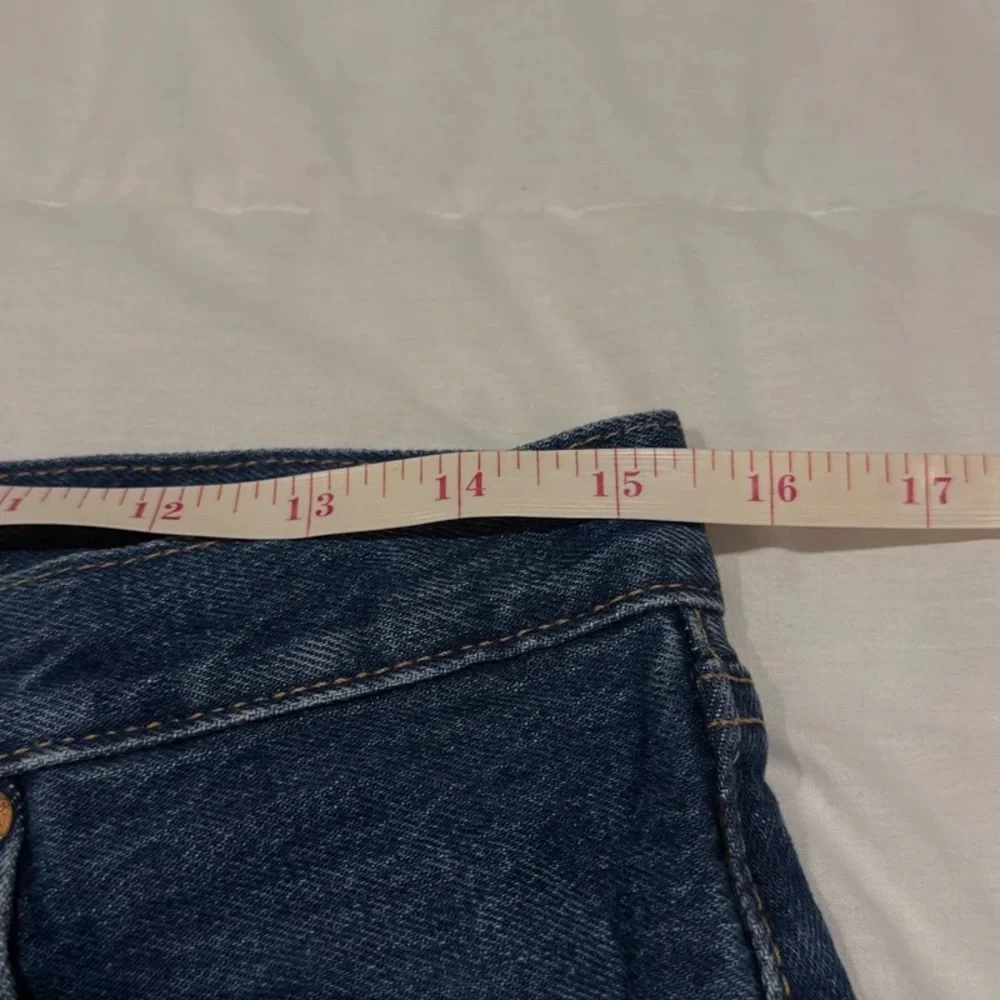Levi's 501 '93 Cut Off Denim Shorts Blue Raw Hem - Size 30 Waist (30W)